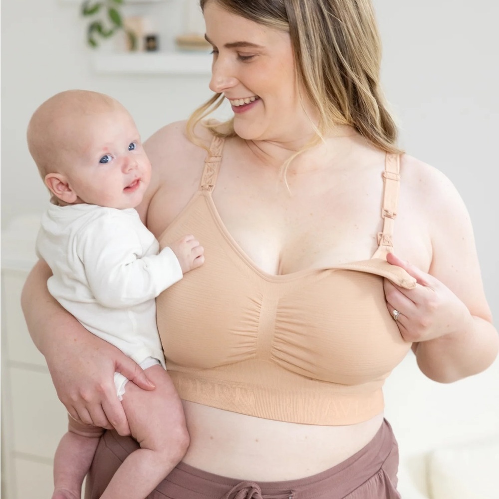 Tan Nursing / Pumping Bra
